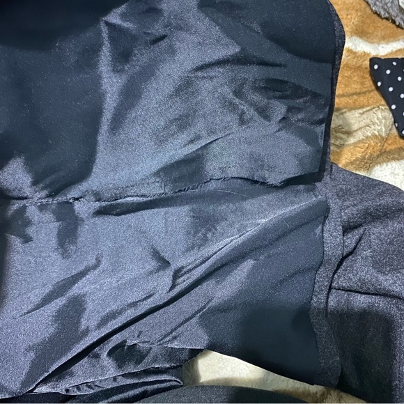 Max Mara Gray Wool Blend Blazer Sz 14 FLAWED - Picture 8 of 9